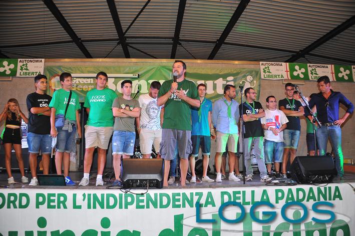 Castano Primo - Matteo Salvini in tensostruttura