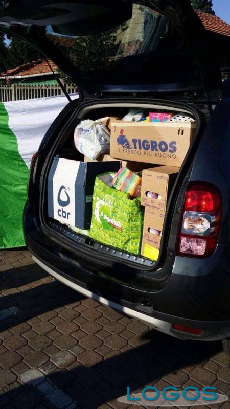 Castano Primo - Una parte dei bini di primo soccorso raccolti