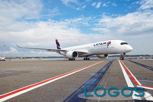 Malpensa - L'Airbus 350 XWB di Latam 