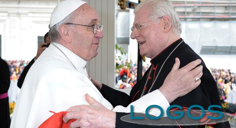 Attualità - Papa Francesco con l'Arcivescovo Scola