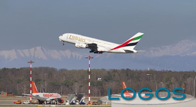Malpensa - Un aereo in partenza