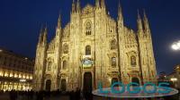 Papa a Milano - Il Duomo illuminato a festa 