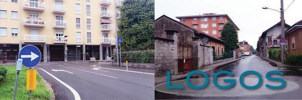 Castano Primo - La piazza San Zenone e la via Lonate 