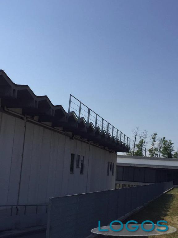 Castano Primo - Lavori nella palestra di via Giolitti Castano Primo - Lavori nella palestra di via Giolitti