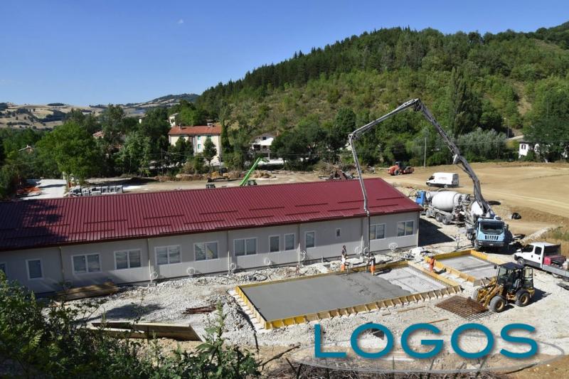 Territorio - I lavori per realizzare la nuova scuola provvisoria