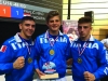 Sport - Riccardo Battioli (a sinistra) con i compagni 'Azzurri'