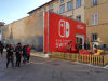 Il padiglione di Nintendo Switch in piazza Bernardini a Lucca Comics & Games