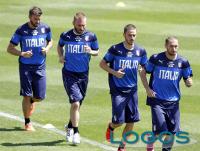 Sport - Barzagli e De Rossi ai saluti 