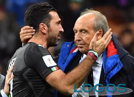 Sport - Il ct Gian Piero Ventura con Gigi Buffon (Foto internet) Sport - Il ct Gian Piero Ventura con Gigi Buffon (Foto internet)
