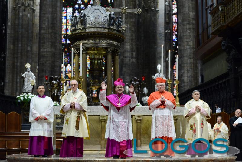 Milano - Mario Delpini e Angelo Scola in Duomo