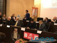 Sport - Tra gli ospiti della presentazione, Gianni Bugno e Marco Villa 