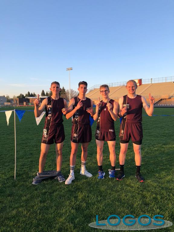 Cuggiono - Francesco Alemani alle gare di atletica in Idaho