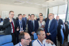 Malpensa - Il governatore Fontana durante la visita in aeroporto (Foto Eliuz Photography)