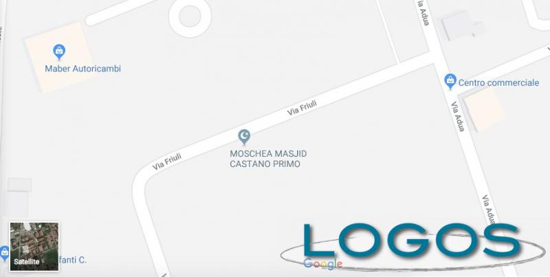 Castano Primo - L'area di via Friuli su Google Maps 