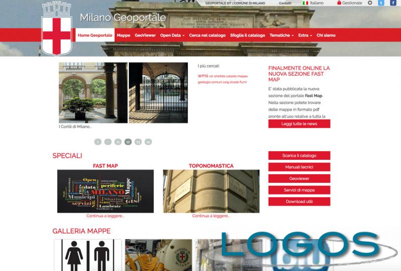 Milano - Homepage del 'Geoportale' di Milano 