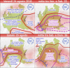 Meteo - Mappa precipitazioni di fine agosto 2018