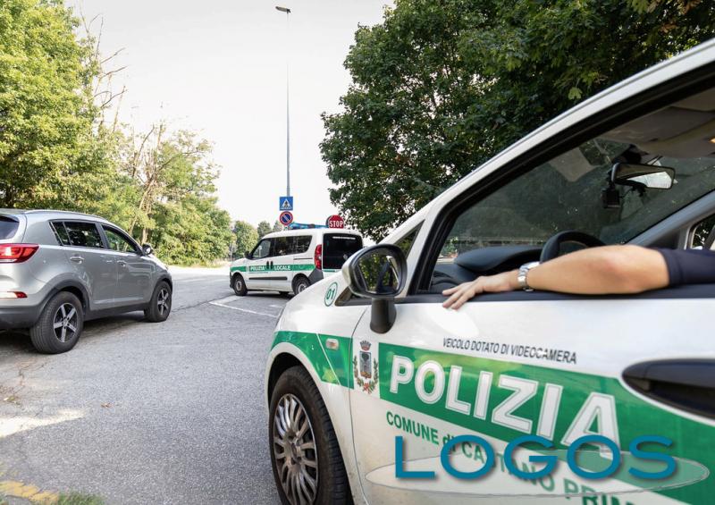Castano Primo - Una pattuglia della Polizia locale (Foto Stefano Jemma)