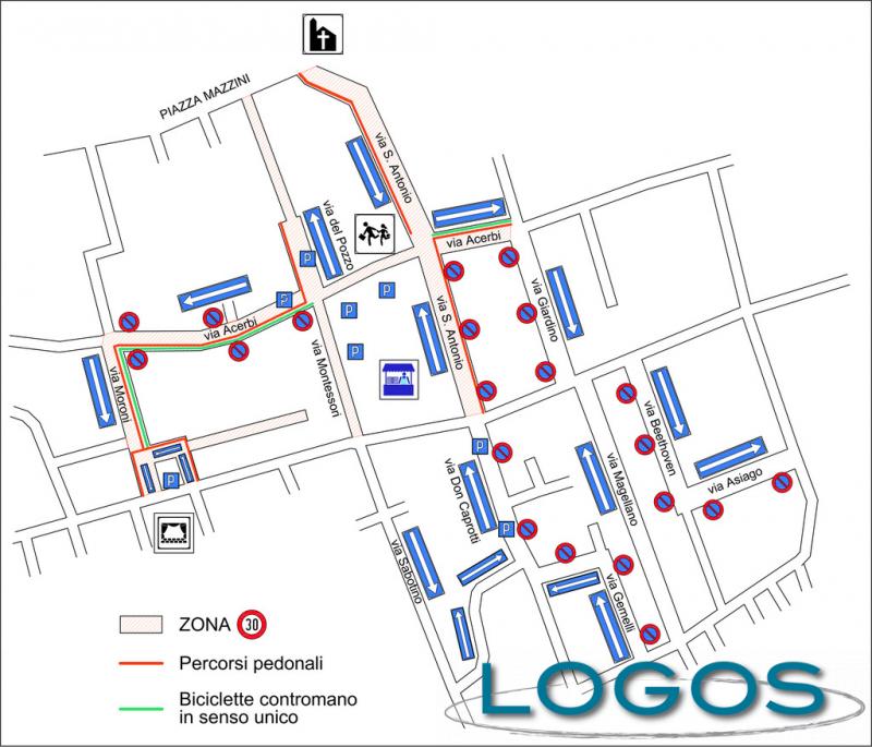 Castano Primo - Modifiche alla viabilità attorno alle scuole 
