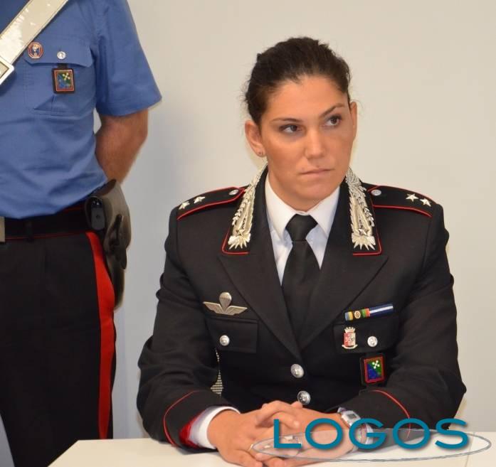Busto Arsizio - Il tenente Alessandra Giardino 