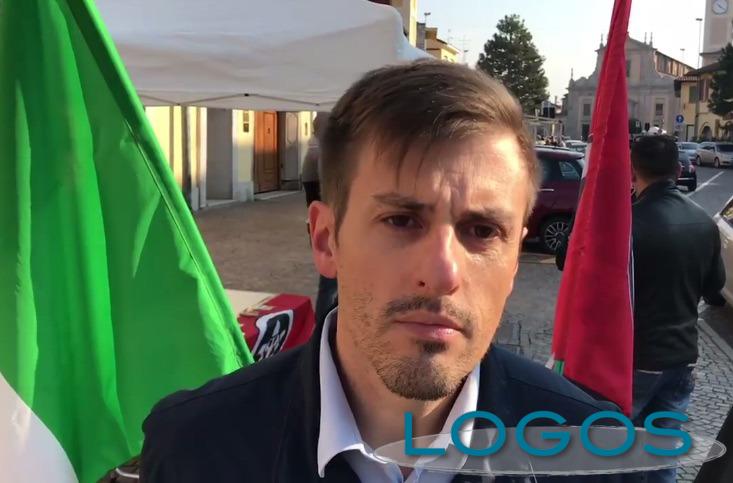 Castano Primo - Stefano Casari di CasaPound 