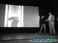 Cuggiono - Hermes Mereghetti e il direttore di Logos, Vittorio Gualdoni, durante la presentazione 