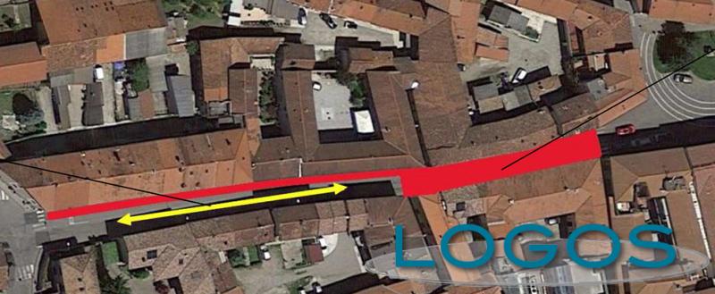 Castano Primo - Chiusura di Corso San Rocco 