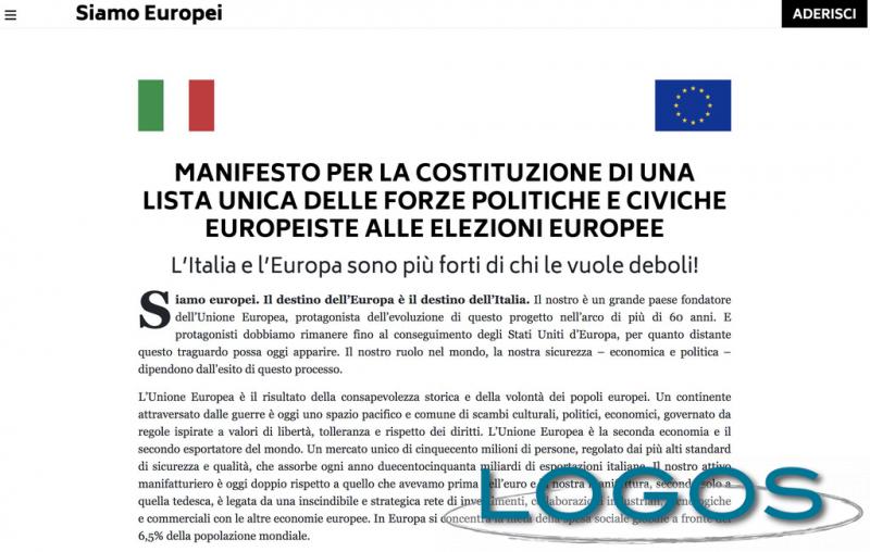 Politica - Il manifesto di 'Siamo Europei'