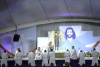 Panama - Papa Francesco al momento dell'Adorazione durante la Veglia