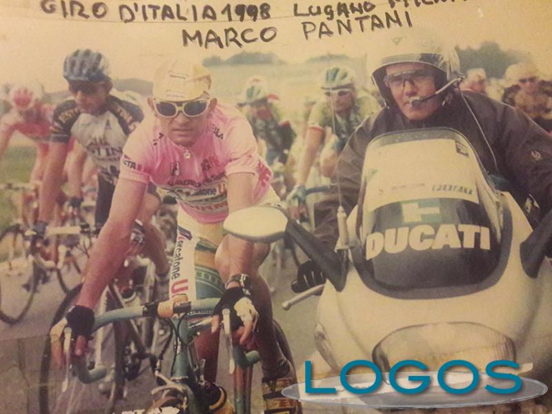 Sport - Il castanese Renzo Bellari con Marco Pantani Sport - Il castanese Renzo Bellari con Marco Pantani