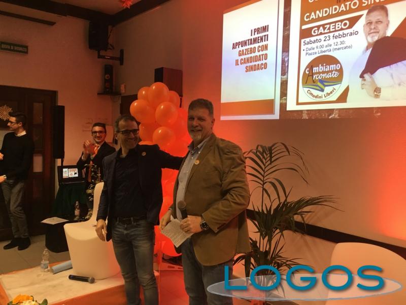 Arconate - Il sindaco uscente, Andrea Colombo, e il neo candidato Sergio Calloni 