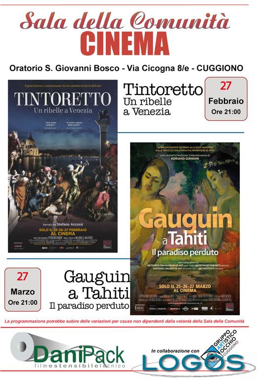 Cuggiono - Tintoretto e Gauguin al cinema, la locandina