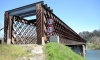 Lonate - Il ponte di ferro sul fiume Ticino (Foto internet)