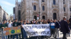 Scuola - I ragazzi del 'Torno' durante la manifestazione a Milano 