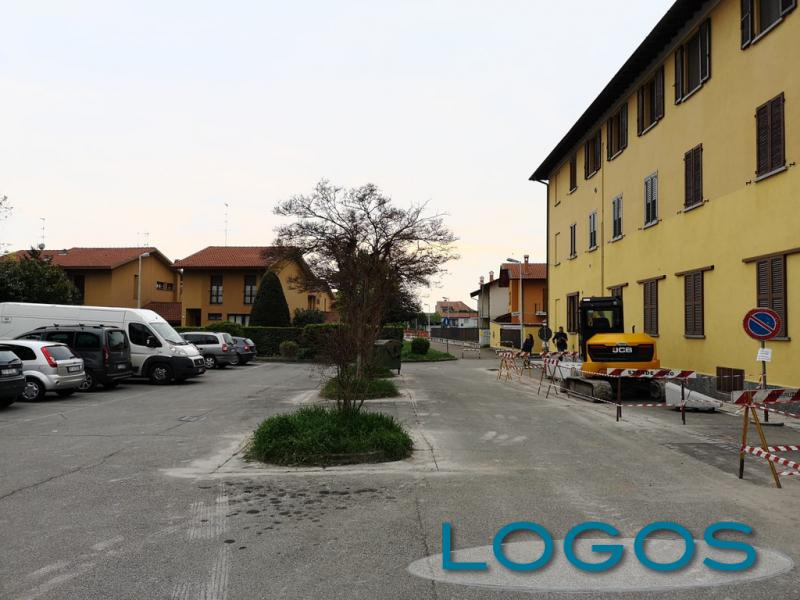 Cuggiono - Largo F.lli Borghi prima dei lavori