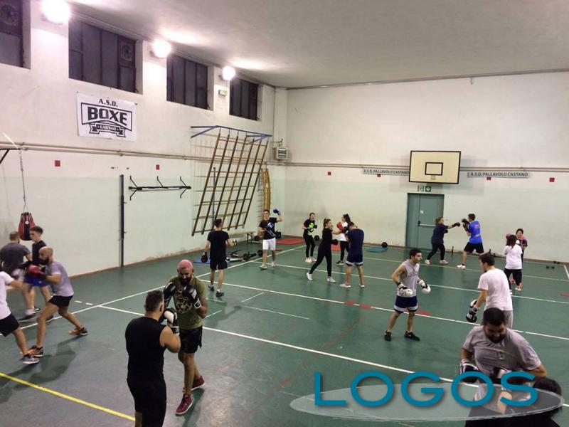 Castano - L'Asd Boxe Castano durante un allenamento Castano - L'Asd Boxe Castano durante un allenamento