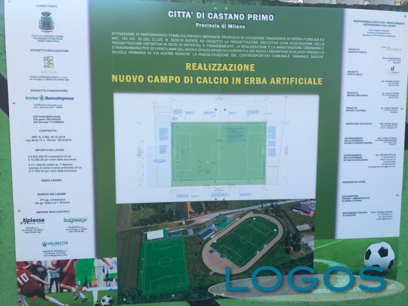 Castano - Lavori di riqualificazione del campo sportivo Castano - Lavori di riqualificazione del campo sportivo