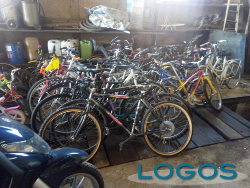 Sociale - Alcune delle biciclette raccolte per il Togo 