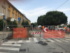 Castano Primo - I cantieri davanti alla scuola di via Acerbi 