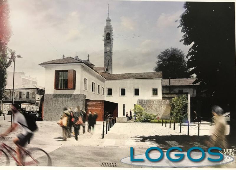Magnago - Il progetto della nuova biblioteca in piazza San Michele (Foto d'archivio)