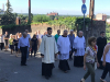 Turbigo - Un momento del corteo fino in chiesa 