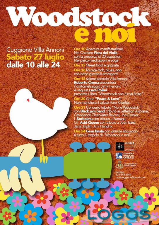 Cuggiono / Eventi - 'Woodstock e noi': la locandina 