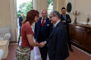 Inveruno - Il sindaco Bettinelli con il Ministro Tria 