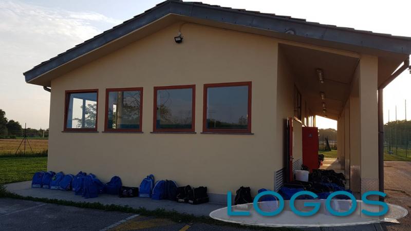Magnago - Gli spogliatoi del campo di via Montale 