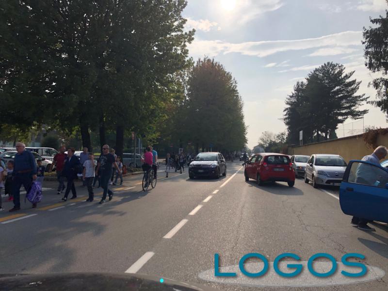 Cuggiono - Caos ai parcheggi della piscina (26 settembre 2019)