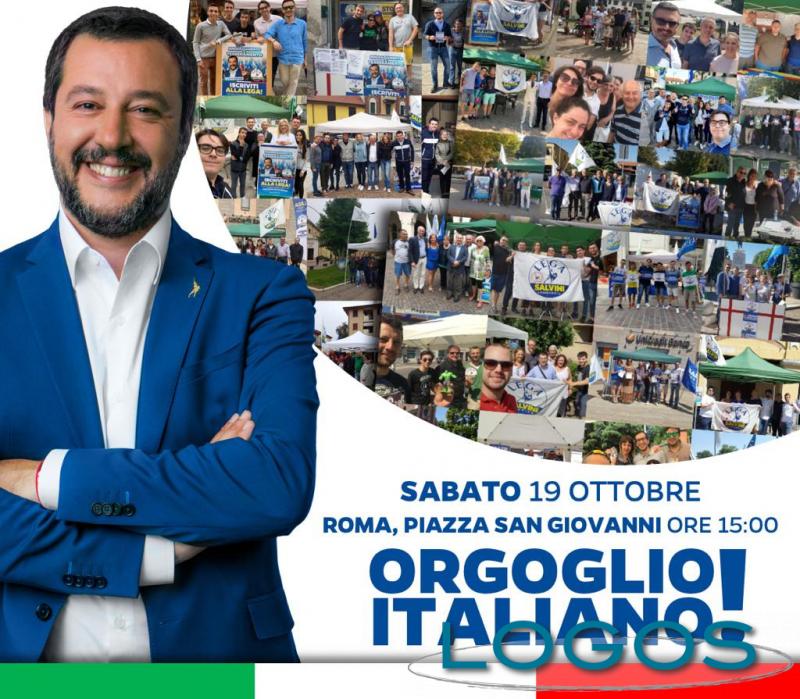 Politica - Lega a Roma: in 500 dal territorio 