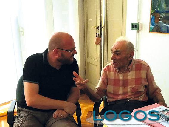 Castano Primo - Guido Stangalini, con l'assessore Luca Fusetti, in Villa Rusconi Castano Primo - Guido Stangalini, con l'assessore Luca Fusetti, in Villa Rusconi