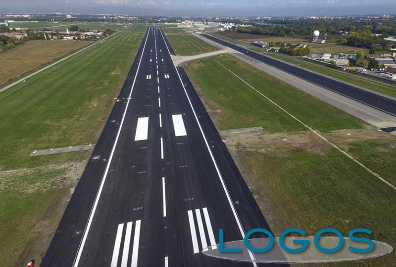 Milano - La pista risistemata a Linate 