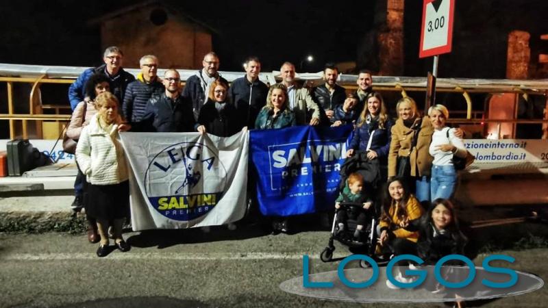 Turbigo / Nosate / Robecchetto - Il gruppo della Lega, durante il primo 'AperiLega' 