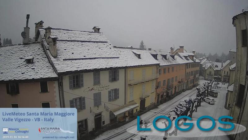 Meteo - Neve a Santa Maria Maggiore, 14 novembre 2019