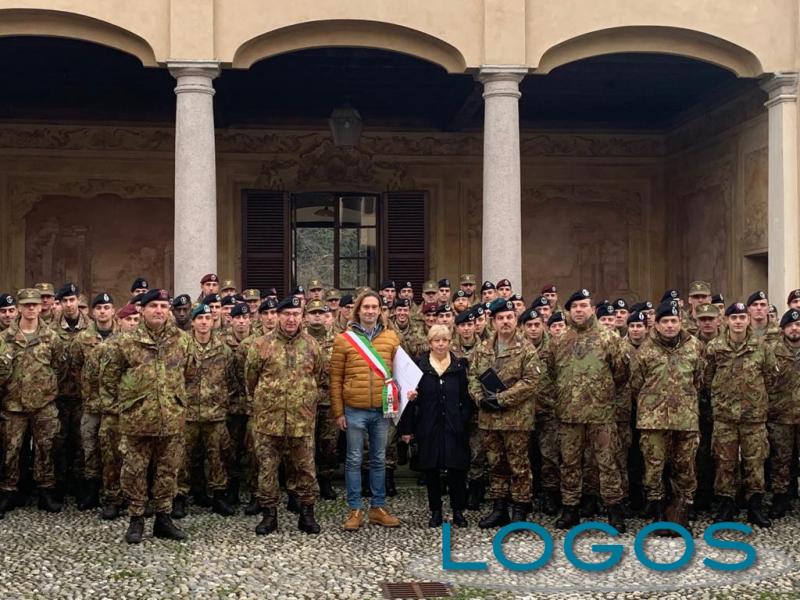 Turbigo - L'Esercito accolto in Comune dal sindaco e dal vicesindaco 